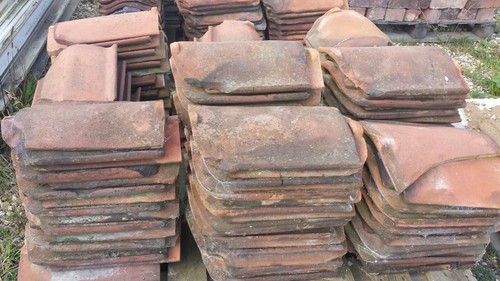 Reclaimed rustic clay pantiles - reclaimed,