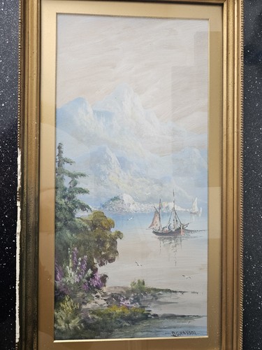 Vintage graham seascape - vintage, d.