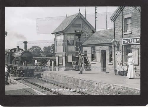 Thurlby railway station - railway,
