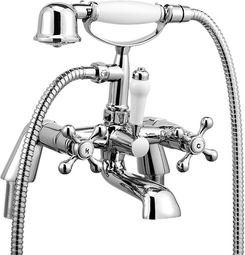 Victorian bath mixer tap - victorian, with