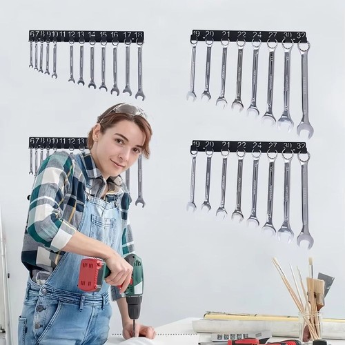 Wall mounted wrench - wrench, holder