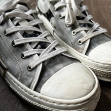 DIOR B23 Low Top Sneaker Black/Beige Oblique Canvas - UK Size 10 - RRP £740