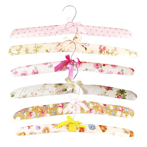 6pcs padded hangers for women - padded,
