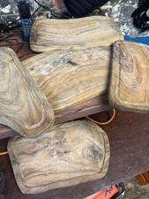 Wooden catering boards, crockery, slicer, gravy boats, fryer, tables etc 