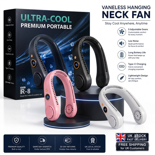 Ultra quiet neck fan - ultra, 30000mah