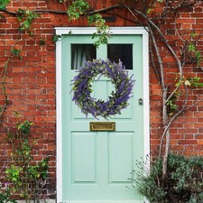 Spring Wreath for Front Door Wreath Green Hydrangea Wreath  Wreath Handmade