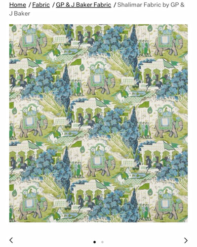 Baker shalimar linen - gp,
