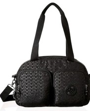 Kipling Defea Black Signature Shoulder, Hand Across Body Bag Rrp£98