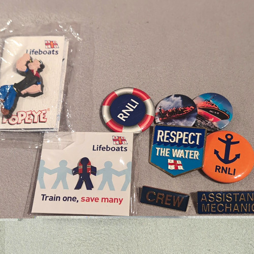 Rnli lifeboats enamel - enamel, pin