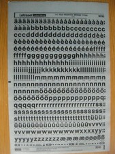 .1 x Letraset Lower Case