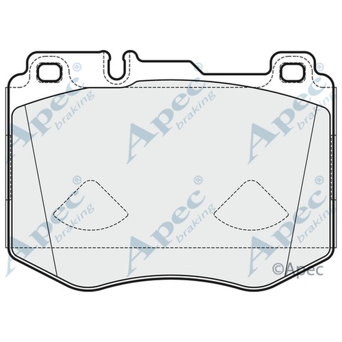 Brake pads set - brake, for