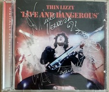 Thin Lizzy - Signed Sykes Gorham Wharton Aldridge Mendoza Cd
