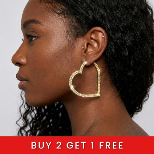 9ct gold large heart - gold,