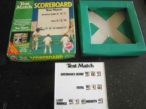 Test match cricket board - match,