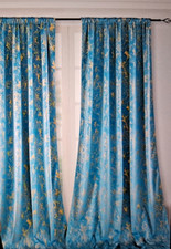Luxury Velvet Curtains Gold