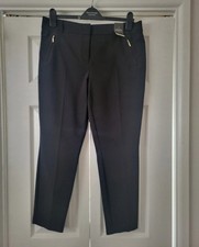 Women Black Smart Cropped
