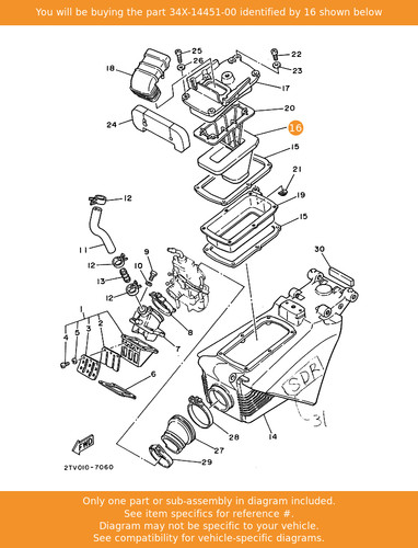Yamaha element air cleaner - yamaha,