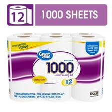 Great Value 12 Rolls Toilet