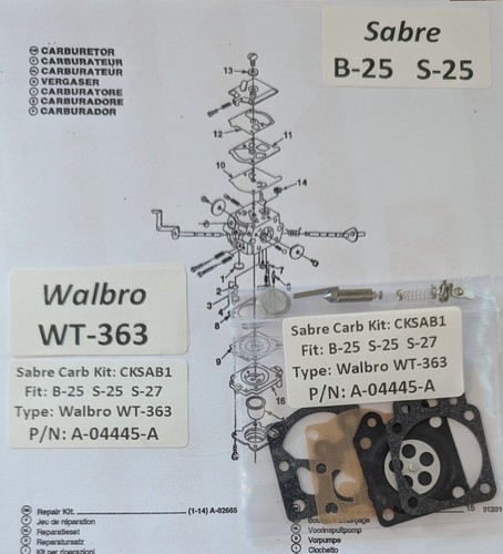 Sabre b 25 strimmer - sabre, s-25