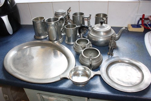 Job lot scrap pewter just - scrap,
