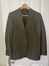 Mens DAKS Jacket Olive Green