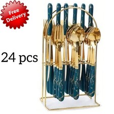 24pcs Stainless Steel Cutlery