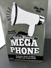 "Mankind"  Blaster megaphone with Siren, Volume Adjust , folding handle - NEW