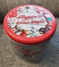 Large Merry Christmas Balocco Palattone Empty Storage Tin