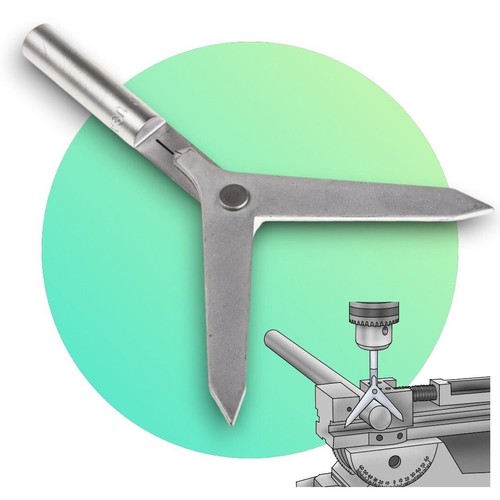 Round bar center finder - center,