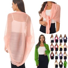 UK Women's Sheer Chiffon Long