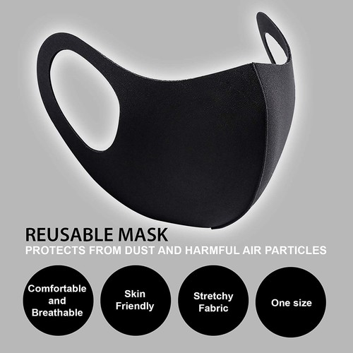Reusable washable face mask - face,