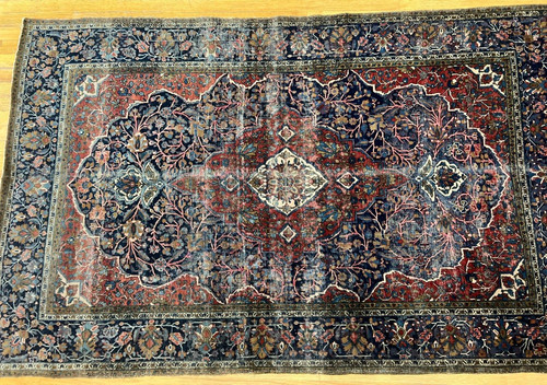 Antique dabirr kashann hand - dabirr,