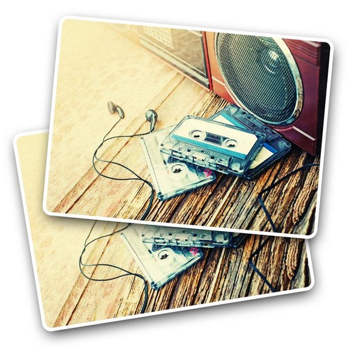 Vinyl sticker old cassette - vinyl,