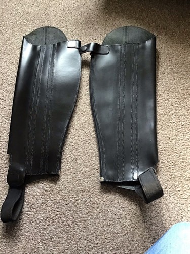 Saddlecraft leather gaiters - leather,