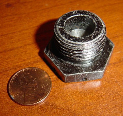 Cap machine plug threaded - machine,
