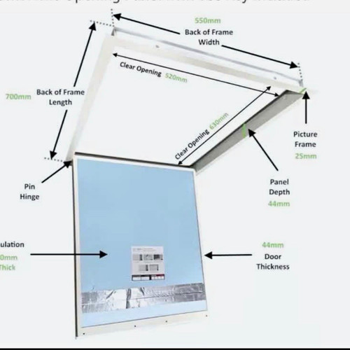 Insulated hinged loft - hinged,