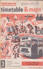 CROSVILLE BUS TIMETABLE BOOK