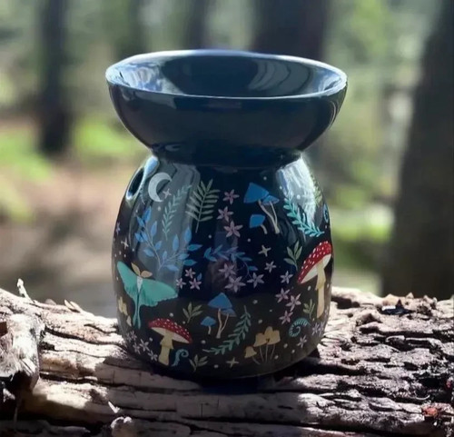 Mushroom forest wax burner - wax,
