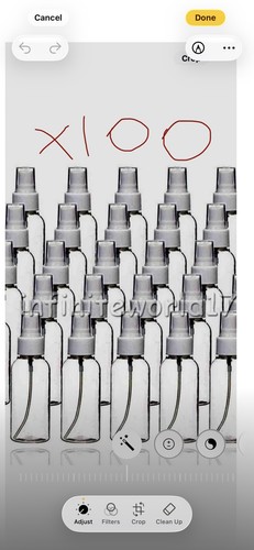 100 plastic perfume - plastic, atomizer