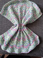 Hand knitted speckled multi