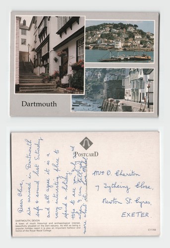 Postcard dartmouth devon - postcard,