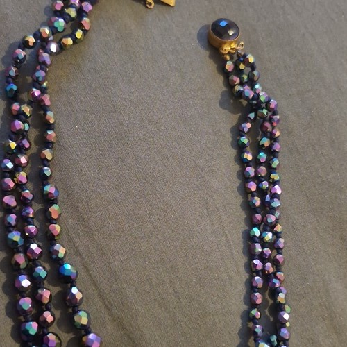 Multicolour faceted glass - multicolour,