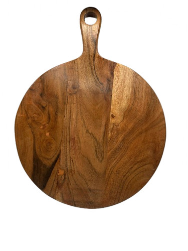 Handmade acacia wood - wood, round