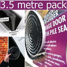 Stormguard 3.5M Super Wide Thick Gap Sliding Door Garage Draught Seal Brush Pile