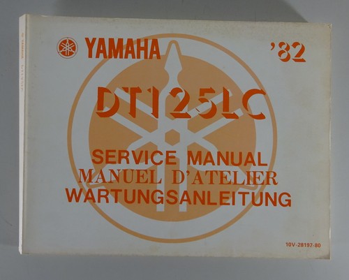 Workshop manual yamaha 125 - manual, dt