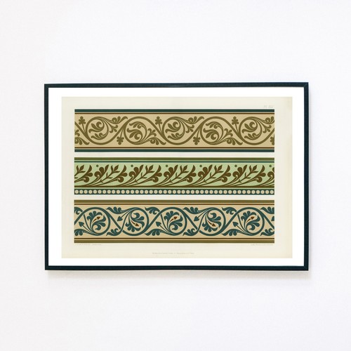 Vintage floral patterns - vintage, art