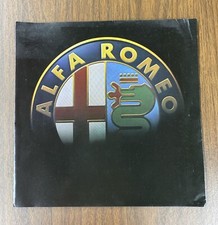 RARE 1986 Alfa Romeo Quadrifoglio Spider Veloce Dealer Sales Brochure Catalog