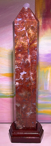 Red white polished - &,