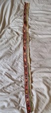 indian Kutch Embroidery 108x5cm strip of old Embroidery Vintage 