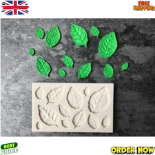 Rose leaves silicone fondant - leaves,
